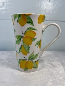Kent Pottery Lemons Ashley Grace Large Tall Coffee Tea Mug Home Essentials - Picture 1 of 9