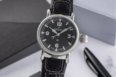 Chronoswiss Timemaster 44 Edelstahl Handaufzug Herrenuhr Ref. CH6233SW B&P 2001 - Bild 1 von 4