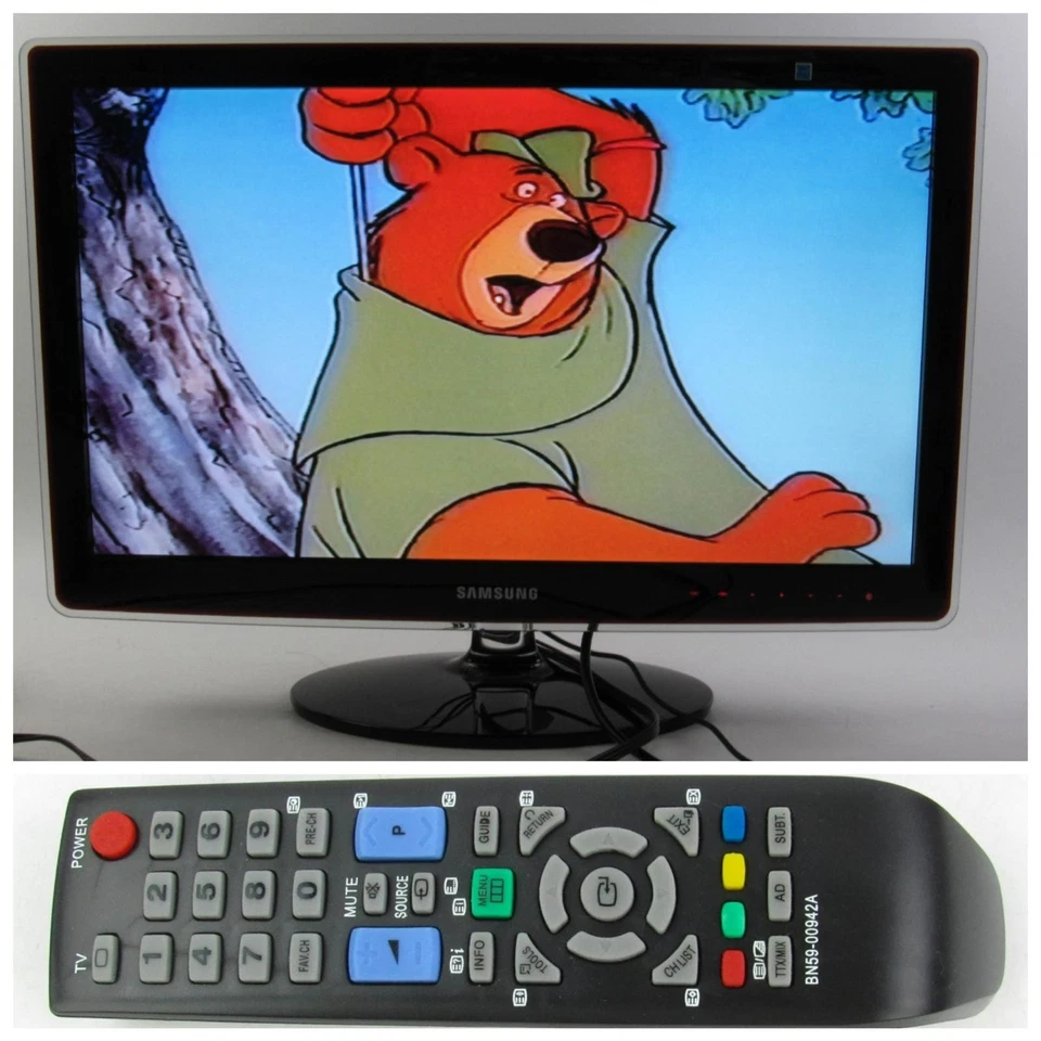 Samsung SyncMaster P2370HD-1 23” HDTV/Monitor With Remote WORKS SEE VIDEO - Image 1 of 4