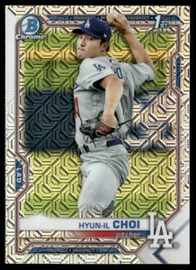 2021 Bowman #BCP-130 Hyun-il Choi Chrome Prospects Rifrattore Mojo - Foto 1 di 2