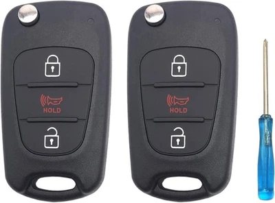 Key Fob Cover fit for 2010-2013 Kia Soul 2012-2014 Kia Rio Sportage Foto 1 de 4