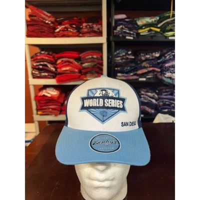 Triple Crown World Series Hat Zephyr San Diego White Blue Snapback Cap OS - Image 1 of 4