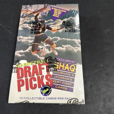 Selecciones de draft de baloncesto clásico 1992 caja sellada de fábrica 36 paquetes/primera tarjeta Shaq⚡ Foto 1 de 4