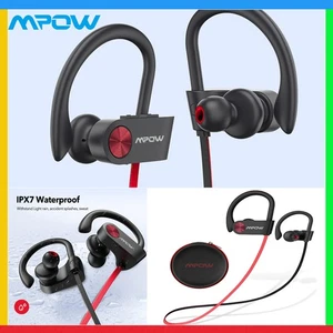 MPOW Bluetooth Earphones Sweatproof Earbuds Wireless Headset for Samsung - Picture 1 of 20