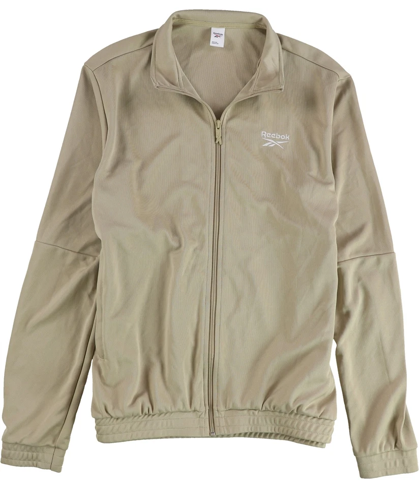 Chaqueta deportiva Reebok para hombre con logotipo, beige, mediana Foto 1 de 1
