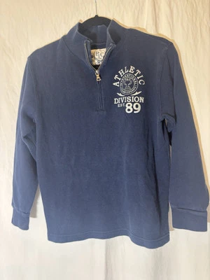 Camisa The Children's Place Boys Tejida Azul Oscuro Cremallera Talla Grande Q36 Foto 1 de 4