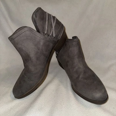 Botines de gamuza Rampage grises para mujer talla 10.    S5 Foto 1 de 4