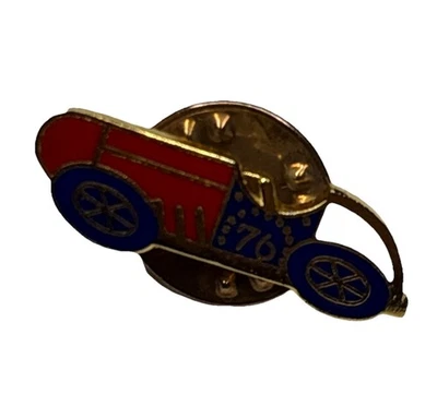 Vintage 1976 Indianapolis Bicentennial Enamel Lapel Pin Racing Car Pin - Image 1 of 4
