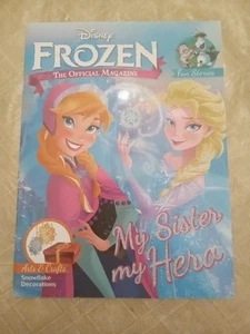 Disney Frozen Official Magazine "My Sister My Hero" Fun Stories Snowflakes Comic - Picture 1 of 24