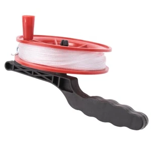 Bobinador de carrete cometa de rueda roja de línea de cuerda trenzada 100M X4J4 - Imagen 1 de 10