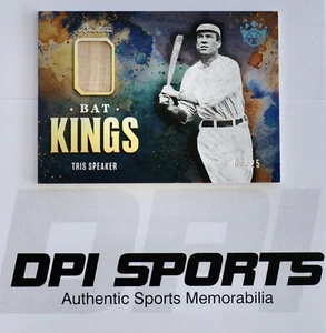 TRIS SPEAKER BOSTON 2021 PANINI DIAMOND KINGS BAT PATCH CARD MINT #3/25 - Picture 1 of 1