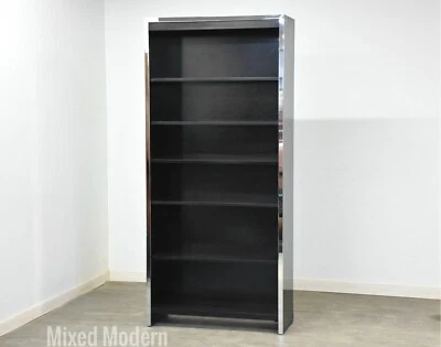 Librería cromada estilo Milo Baughman John Stuart Foto 1 de 4