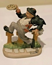 Norman Rockwell figurine Danbury Mint 12 porcelain sculpture Caught in Act Pie