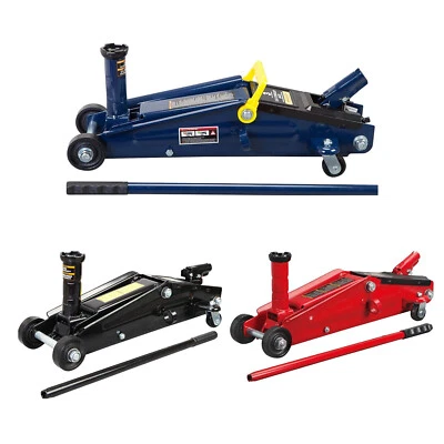 Gato de piso de bajo perfil de 3 toneladas aluminio acero coche de carreras camión gato doble bomba elevador Foto 1 de 4