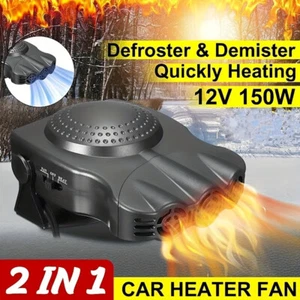 150W Portable Electric Car Heater 12V DC Heating Fan Defogger Defroster Demister - Picture 1 of 9