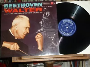 Genuine 1950s Bruno Walter Beethoven Symphonies 5th & 4th 1st Japan Pressing NM - Foto 1 di 4