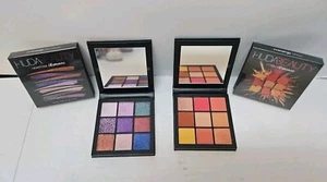 (2) HUDA BEAUTY Obsessions GEMSTONES & CORAL  Eyeshadow Palettes  NIB AUTHENTIC - Picture 1 of 5