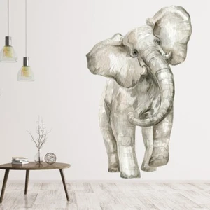 Walking Elephant Jungle Wall Sticker WS-70815 - Picture 1 of 12