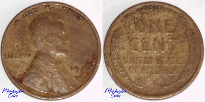 1928 Lincoln Wheat Cent - Woody Wood Grain Improper Alloy Mix -Rare Mint Error - Image 1 of 4