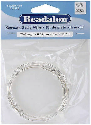 Beadalon German Style Round Wire 20 Gauge - 418619