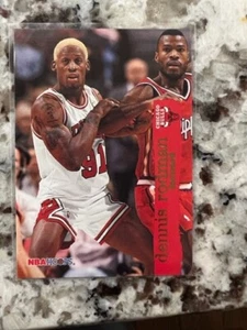Tarjeta 1995-96 NBA Hoops Chicago Bulls Dennis Rodman #298 - Imagen 1 de 1