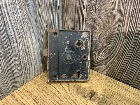 Antique Branford Mortise Type Door Lock and Mechanism G4 Cover