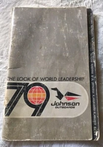 Fuerabordas Johnson 1979 manual del operador del propietario modelos V-4 - Imagen 1 de 9
