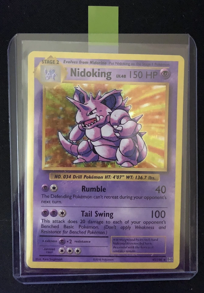 Nidoking 45/108 Evolutions Holo