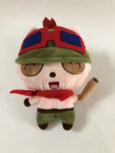 Plush 8” Boy With Bat Red Blue Green Window Decor Suction Holder - Picture 1 of 7