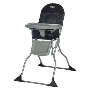 Cosco Kids Simple Fold High Chair, Noir Dot - Picture 1 of 9