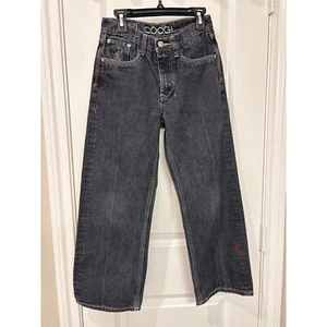 Coogi Jeans Vintage Girls Size 10 Straight Leg Dark Medium Washed Jeans - Picture 1 of 7