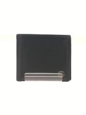 GUCCI Two-Fold Wallet Leather BLK Men's 92760・3661