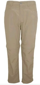 White Sierra Men's Sierra Point Convertible Pants D9763M32  32" Inseam Khaki Med - Picture 1 of 10