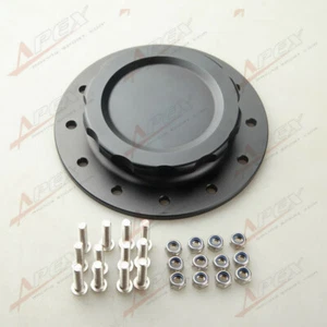 4" OD Black Billet Aluminum Fuel Cell Cap With 12 Bolt For RCI Fuel Cells - Picture 1 of 4