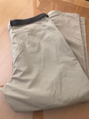 Travel Smith Hiking Trekking Belted Supplex Convertible Pants Roll Up 1X Tan NWT - Image 1 of 4
