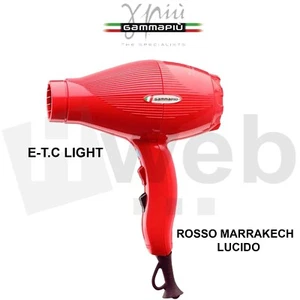 Gammapiù Asciugacapelli Professionale Compatto ETC Light 2100W Rosso Marrakech - Foto 1 di 3