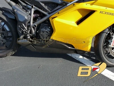 Panel de cubierta de carenado inferior para panel de vientre Ducati 1098 848 1198 100 % fibra de carbono Foto 1 de 4