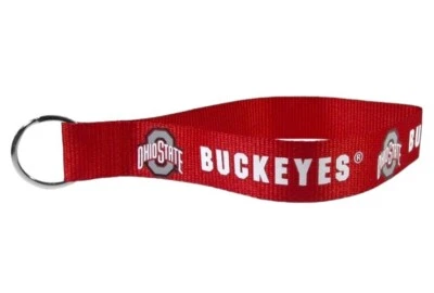 Ohio State Buckeyes Lanyard Key Chain, Wristlet-Red by Siskiyou-New - Image 1 of 2