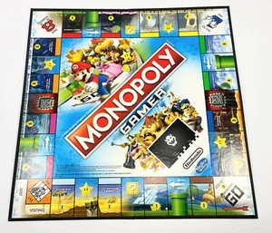 Monopoly Gamer Mario Replacement Game Board - Picture 1 of 3