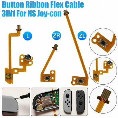 For Nintendo Switch Joy-con L ZL ZR Button Key Ribbon Flex Cable Replacement Kit - Image 1 of 4