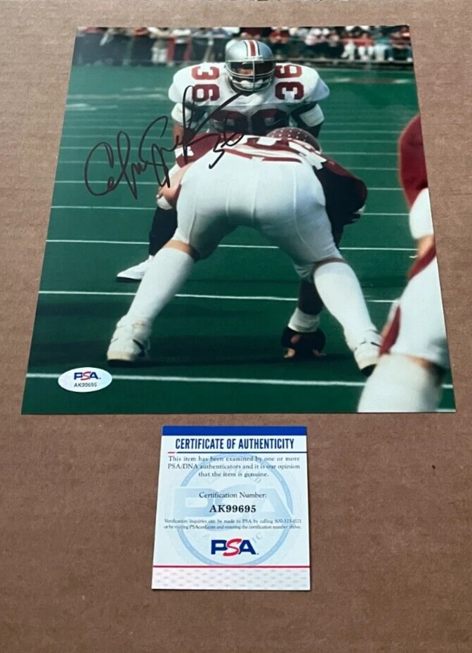 CHRIS SPIELMAN SIGNED OHIO STATE BUCKEYES 8X10 PHOTO PSA/DNA #8 - Image 1 of 1
