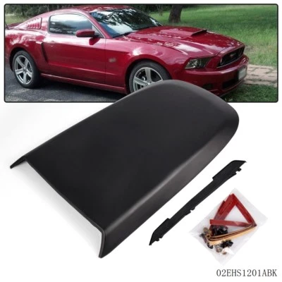 Fit For Ford Mustang GT V8 2005-09 Black Front Racing Style Air Vent Hood Scoop - Image 1 of 4
