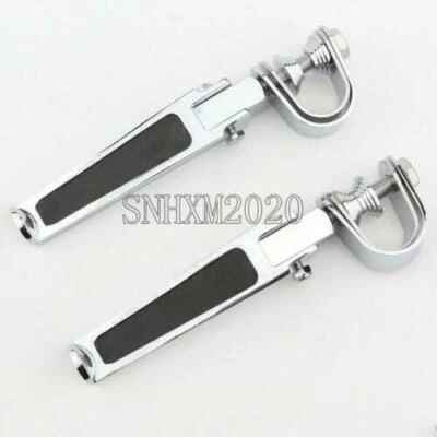 Clavijas cromadas de 1"~1-1/4" para Kawasaki Vulcan VN750 800 900 1600 1500 1700 2000 Foto 1 de 4