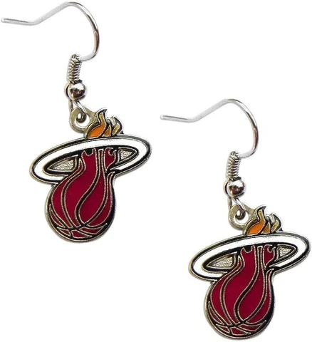Miami Heat Dangler Earrings Cover