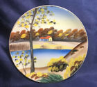 Beautiful Artist Signed Hand Painted Wall Hanging Plate Japan