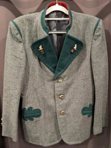 Women’s WOOL JACKET Bavarian Oktoberfest Lederhosen Coat German Austrian - Flaws - Picture 1 of 18