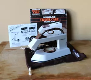 Vintage NORELCO Travel Iron TI-65 Foldable Handle Spray Iron Dual Voltage - Picture 1 of 11