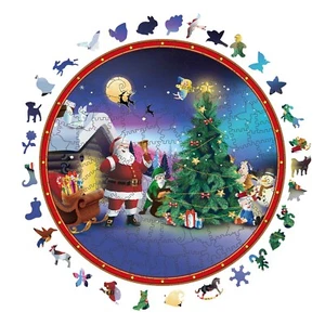 Christmas Night Wooden Jigsaw Puzzle Toy ,Gift For Adults and Kids,200 pieces - Picture 1 of 4