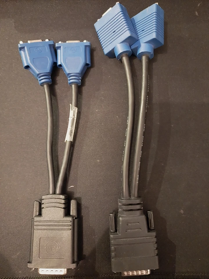 DMS 59-pin Stecker zu Dual VGA Buchse Y Splitter Adapter Kabel 1 kaufen, 2 bekom - Bild 1 von 1