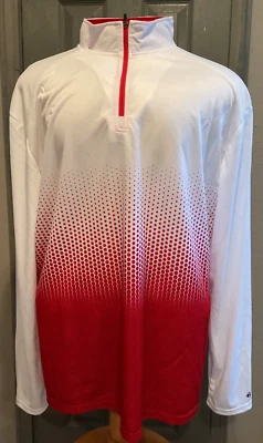 Badger Pullover Men's Red and White New without Tags Size XL - Image 1 of 4